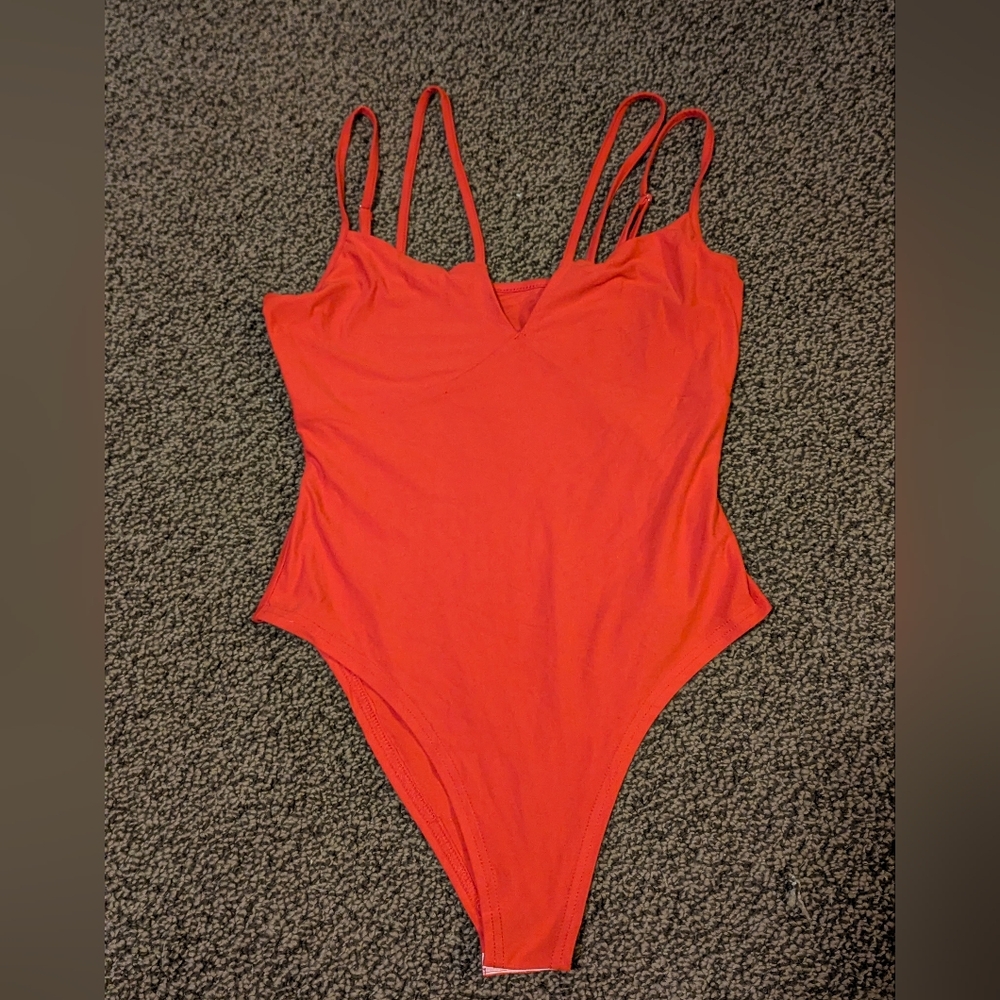 Valentine's Day Red body suit